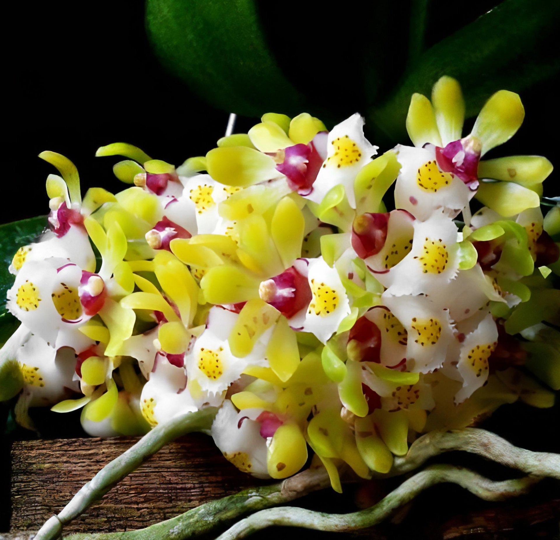 Gastrochilus japonicus x sib (15 plants in)